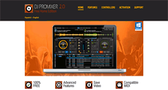 Desktop Screenshot of djpromixer.com