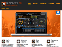 Tablet Screenshot of djpromixer.com